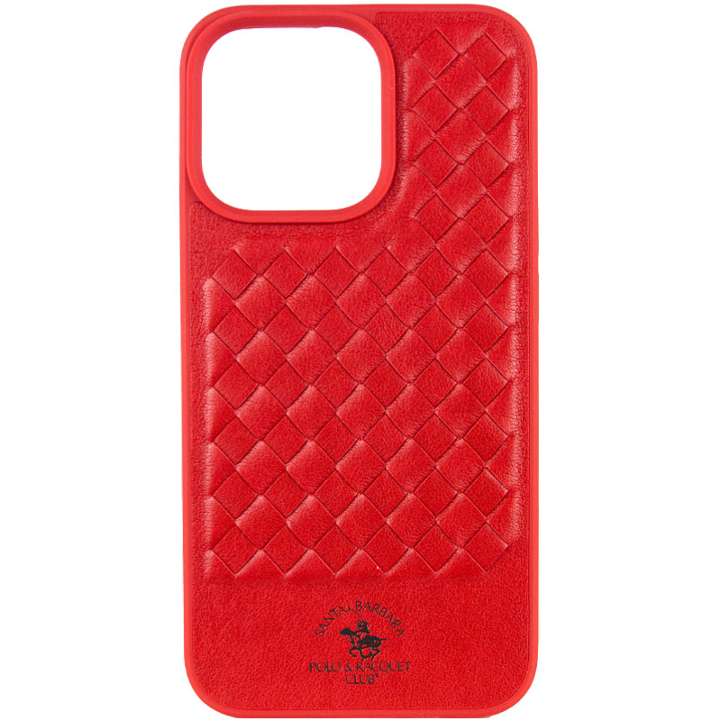 Шкіряний чохол Polo Santa Barbara для Apple iPhone 13 Pro Max (6.7") (Red)