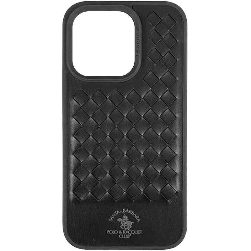 Кожаный чехол Polo Santa Barbara для Apple iPhone 15 Pro (6.1") (Black)