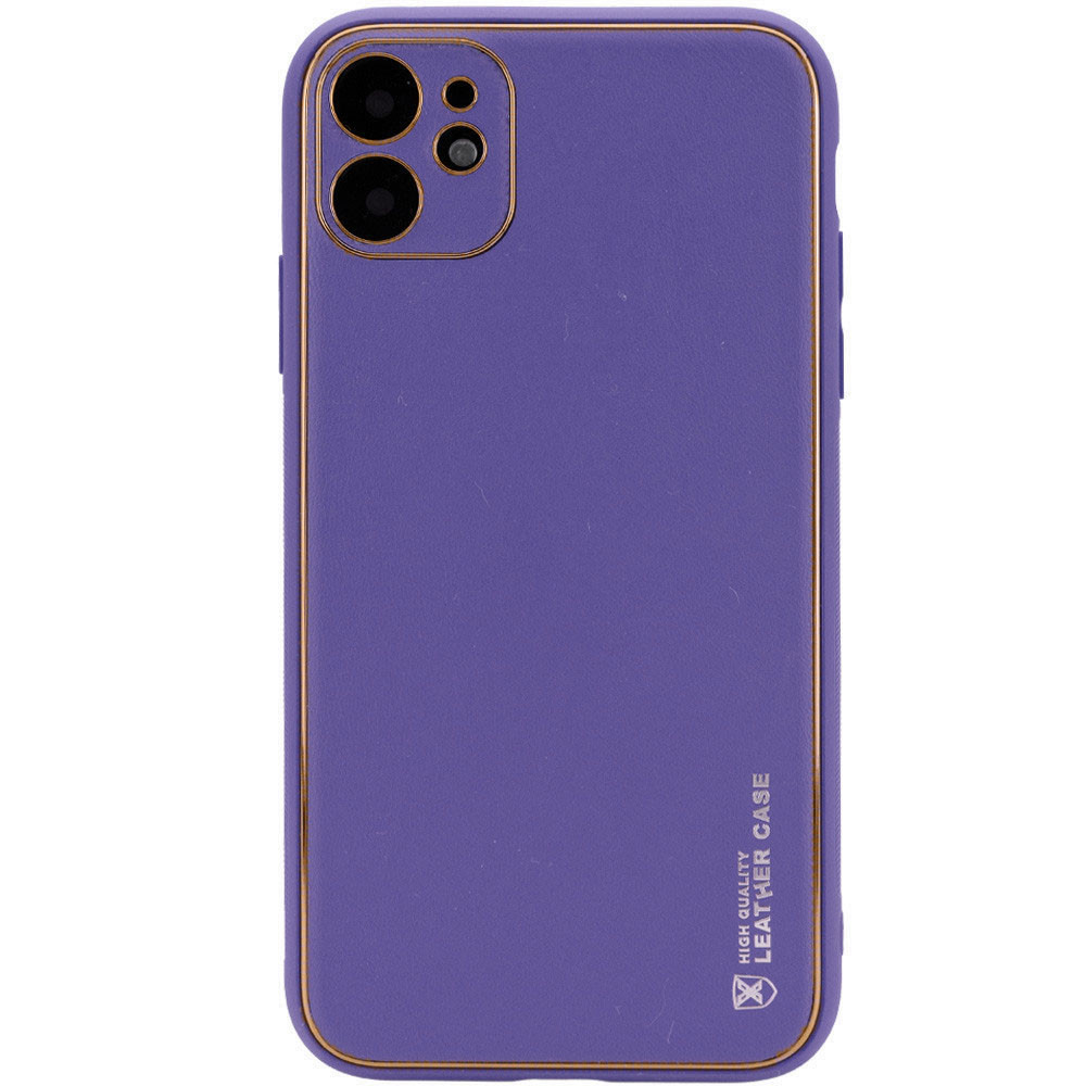 Кожаный чехол Xshield для Apple iPhone 11 (6.1") (Фиолетовый / Ultra Violet)