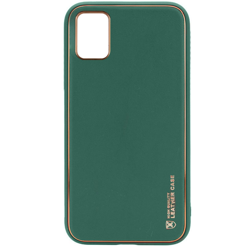 Кожаный чехол Xshield для Samsung Galaxy A04s (Зеленый / Army green)