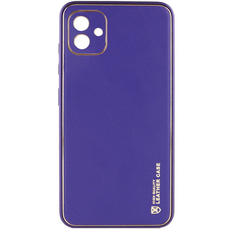 Кожаный чехол Xshield для Samsung Galaxy A05 (Фиолетовый / Ultra Violet)