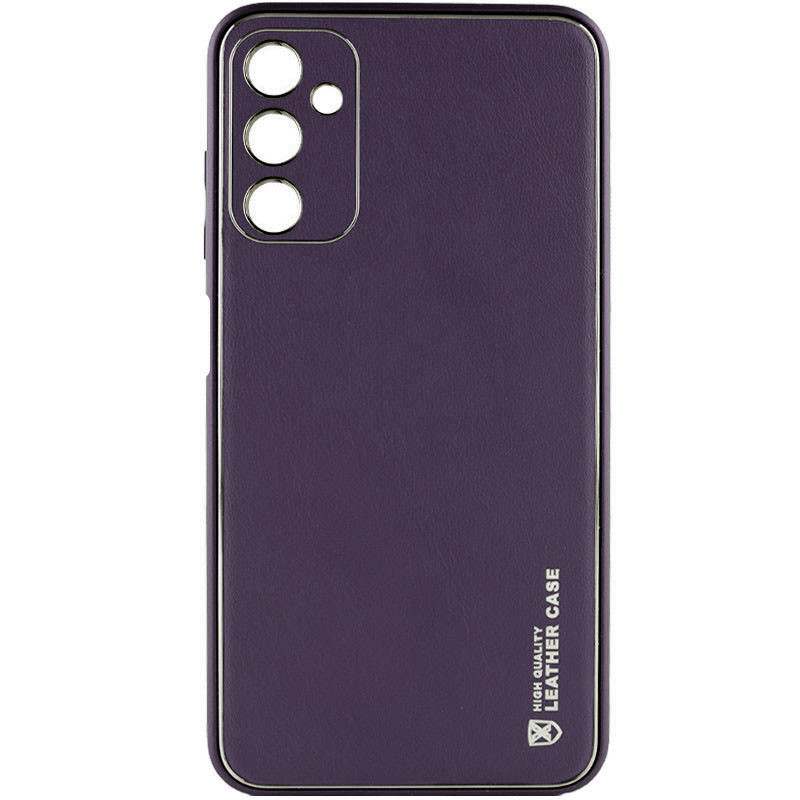 Кожаный чехол Xshield для Samsung Galaxy A05s (Фиолетовый / Dark Purple)