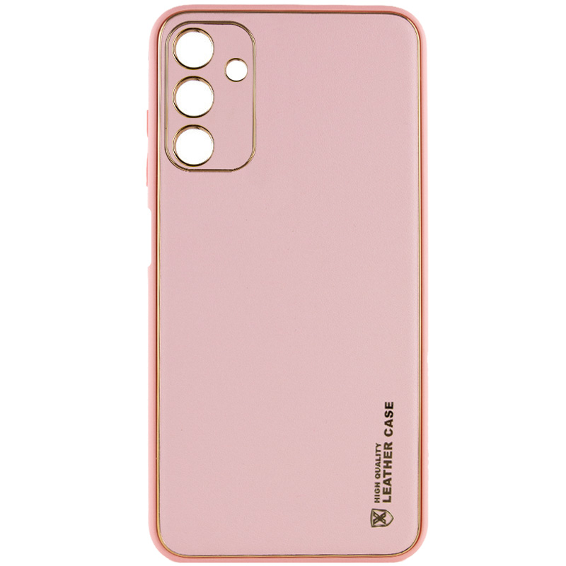 Кожаный чехол Xshield для Samsung Galaxy A05s (Розовый / Pink)
