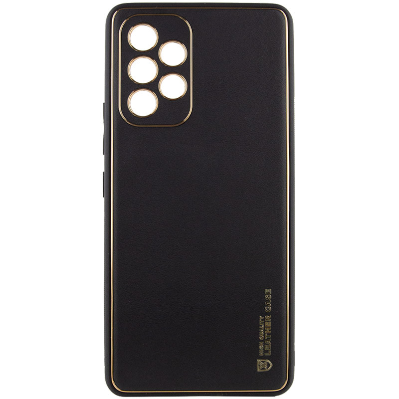 Кожаный чехол Xshield для Samsung Galaxy A13 4G (Черный / Black)