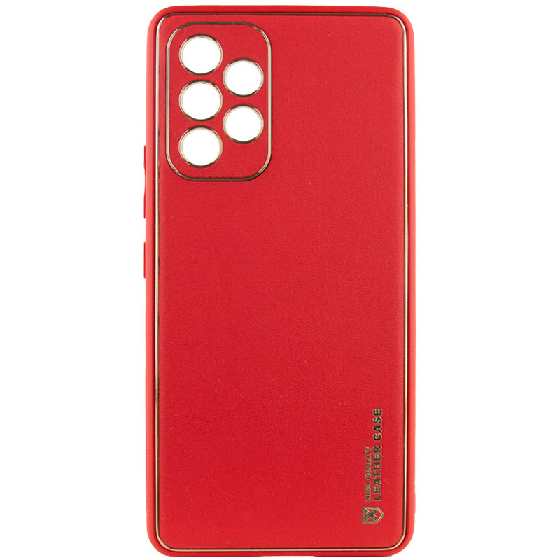 Кожаный чехол Xshield для Samsung Galaxy A23 4G (Красный / Red)