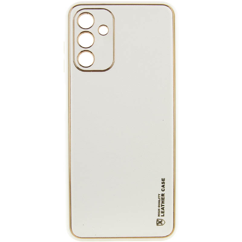 Кожаный чехол Xshield для Samsung Galaxy A25 5G (Белый / White)