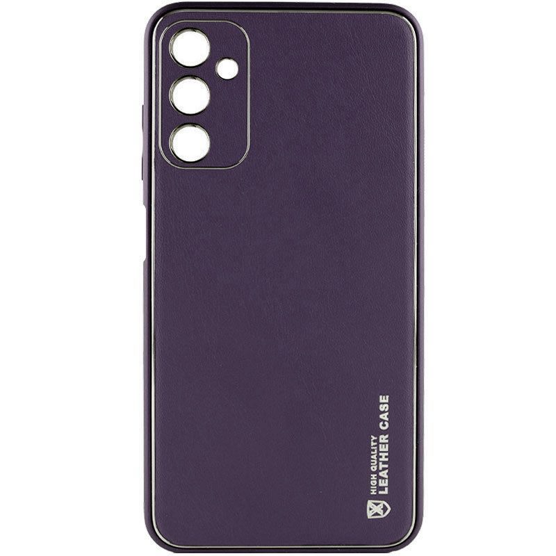 Кожаный чехол Xshield для Samsung Galaxy A34 5G (Фиолетовый / Dark Purple)