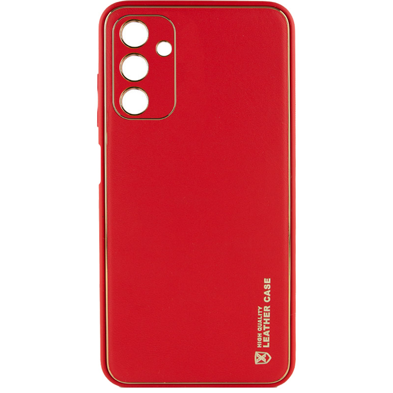 Кожаный чехол Xshield для Samsung Galaxy A34 5G (Красный / Red)