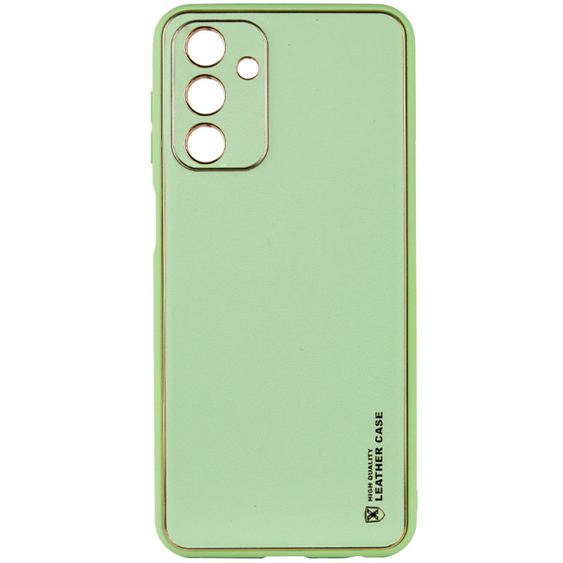 Кожаный чехол Xshield для Samsung Galaxy A34 5G (Зеленый / Pistachio)