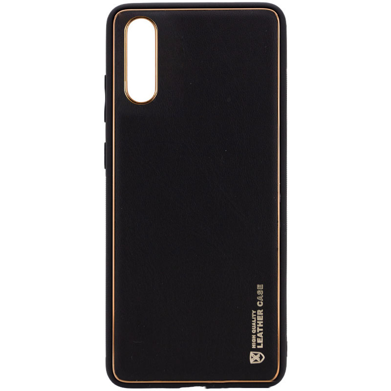 Кожаный чехол Xshield для Samsung Galaxy A50 (A505F) / A50s / A30s (Черный / Black)