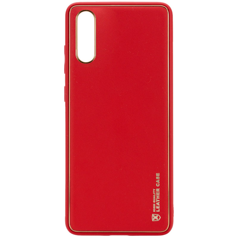 Кожаный чехол Xshield для Samsung Galaxy A50s (Красный / Red)