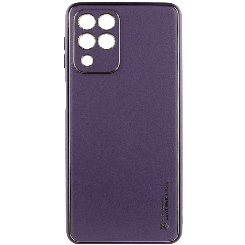 Кожаный чехол Xshield для Samsung Galaxy M33 5G (Фиолетовый / Dark Purple)