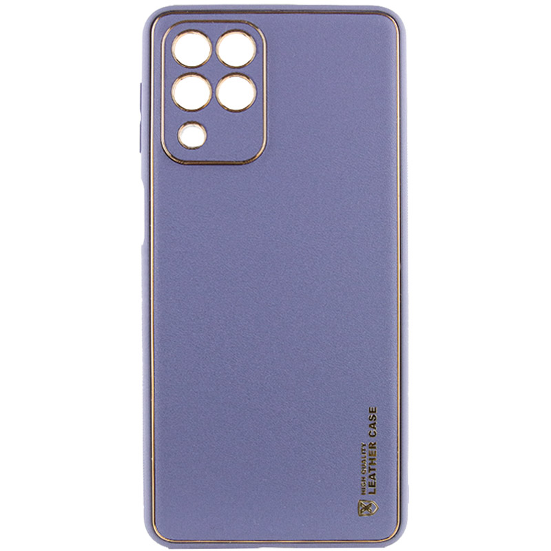 Кожаный чехол Xshield для Samsung Galaxy M33 5G (Серый / Lavender Gray)