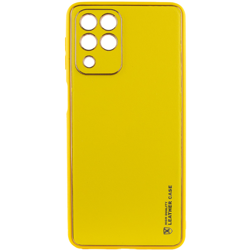 Кожаный чехол Xshield для Samsung Galaxy M53 5G (Желтый / Yellow)