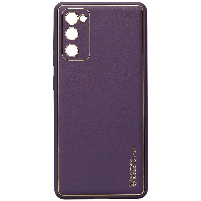 Кожаный чехол Xshield для Samsung Galaxy S20 FE (Фиолетовый / Dark Purple)