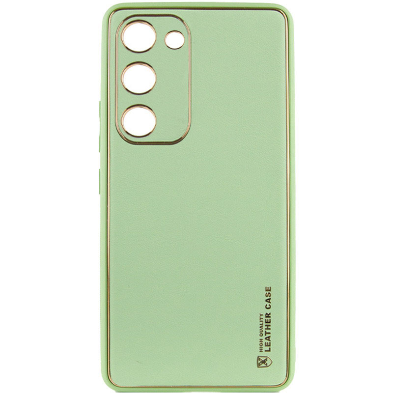 Кожаный чехол Xshield для Samsung Galaxy S24 (Зеленый / Pistachio)