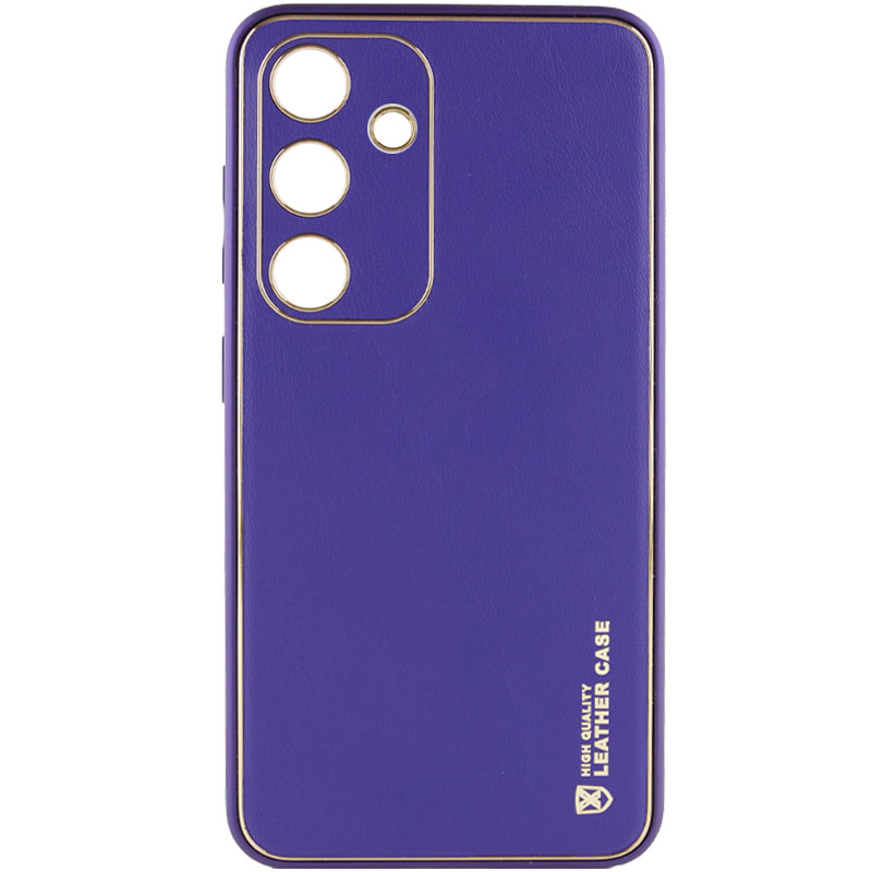 Кожаный чехол Xshield для Samsung Galaxy S23 FE (Фиолетовый / Ultra Violet)