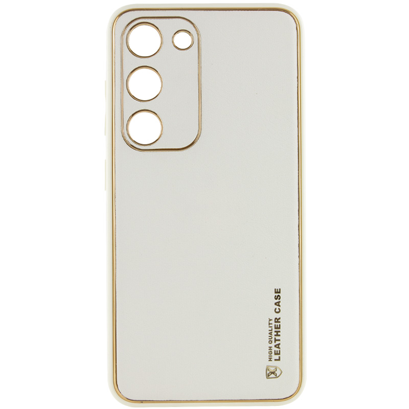 Шкіряний чохол Xshield для Samsung Galaxy S23+ (Білий / White)