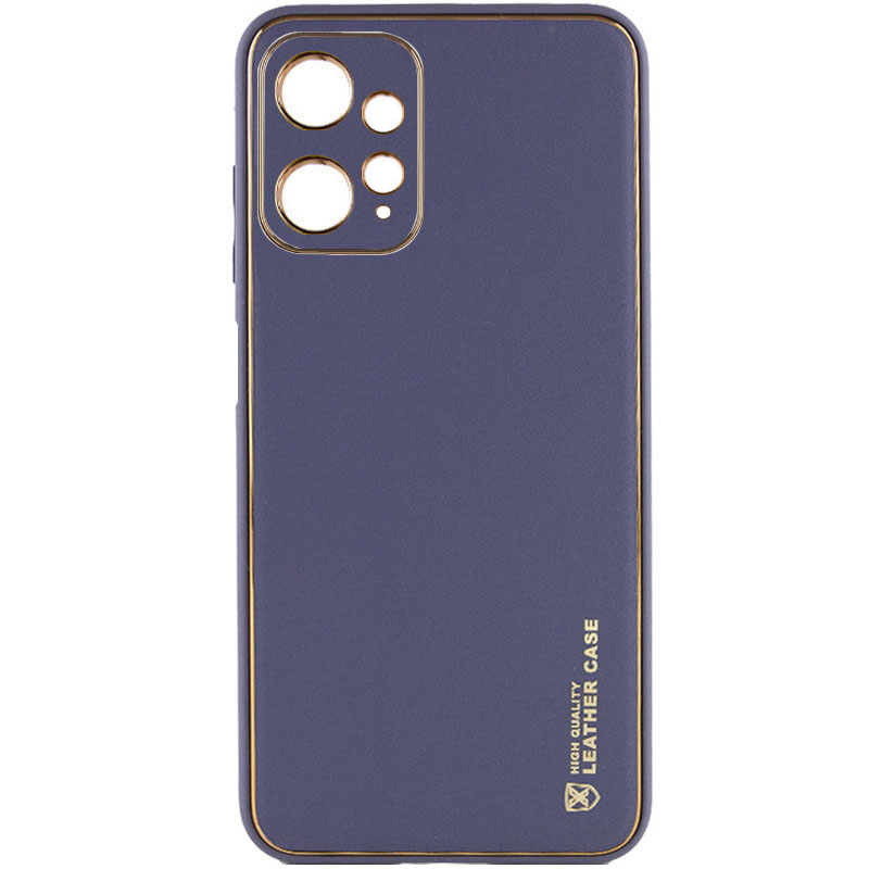 Кожаный чехол Xshield для Xiaomi Redmi Note 12 4G (Серый / Lavender Gray)