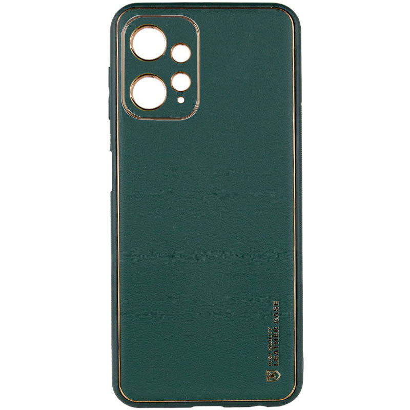Шкіряний чохол Xshield для Xiaomi Redmi Note 12 4G (Зелений / Army green)