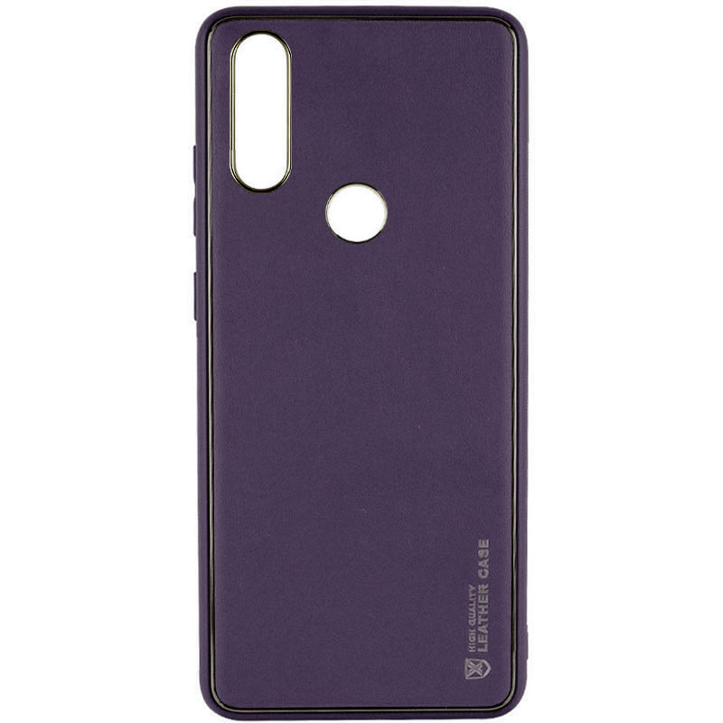 Кожаный чехол Xshield для Xiaomi Redmi Note 7 Pro (Фиолетовый / Dark Purple)