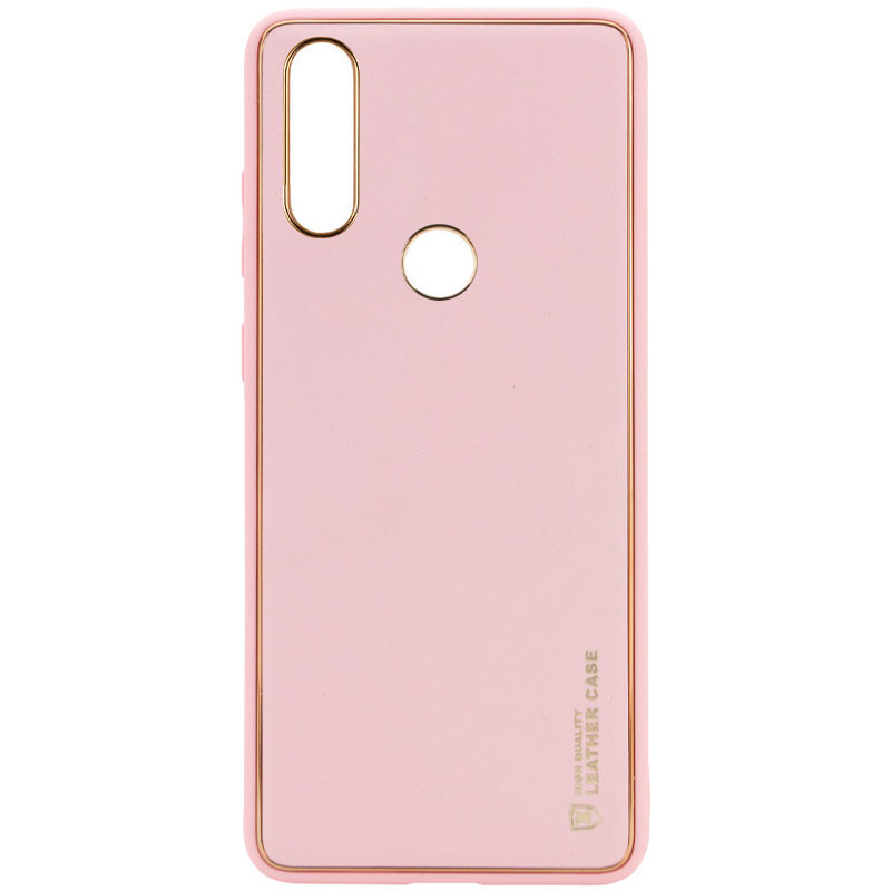 Кожаный чехол Xshield для Xiaomi Redmi Note 7 Pro (Розовый / Pink)