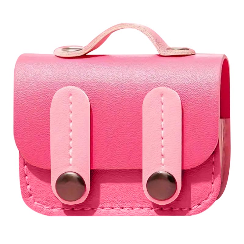 Кожаный футляр Briefcase для наушников AirPods 4 (Pink)