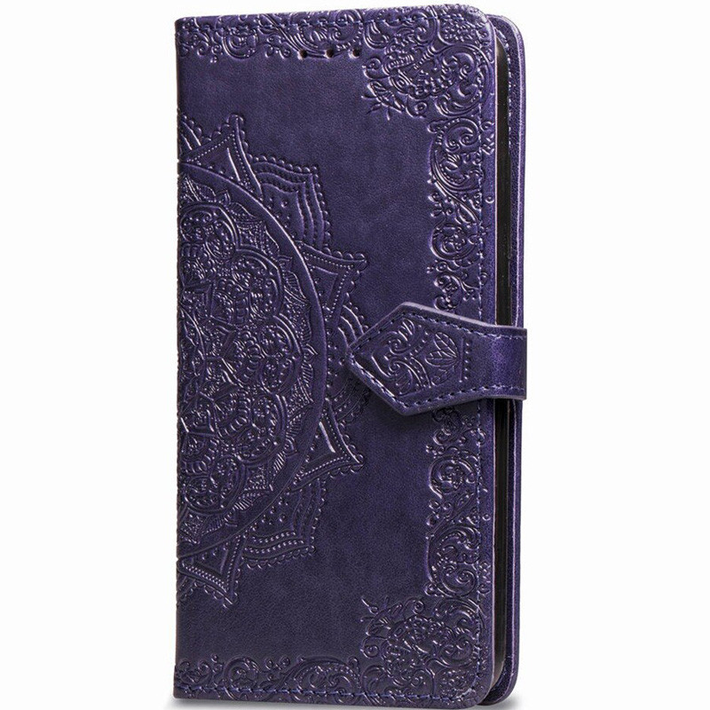 Кожаный чехол (книжка) Art Case с визитницей для Meizu M6 Note (Фиолетовый)