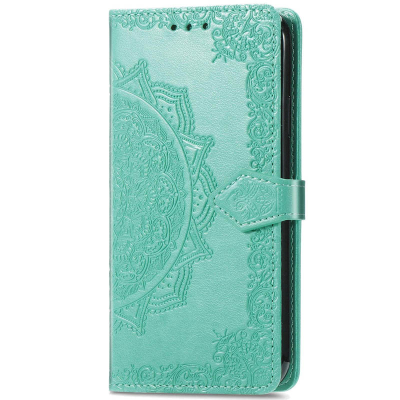 Кожаный чехол (книжка) Art Case с визитницей для Xiaomi Mi A2 Lite (Бирюзовый)