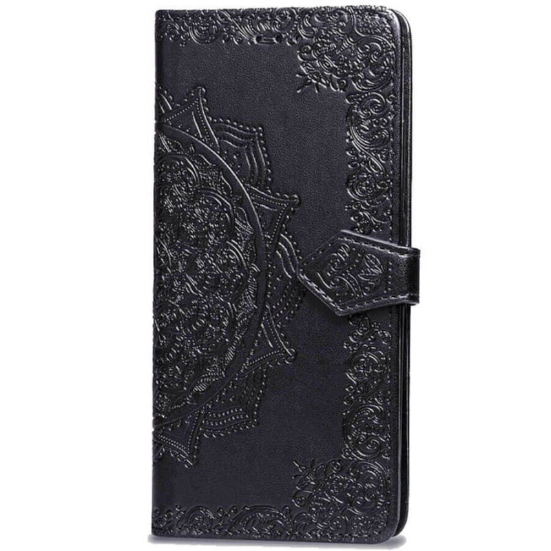 Кожаный чехол (книжка) Art Case с визитницей для Xiaomi Redmi 7 (Черный)