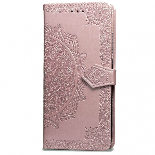 Шкіряний чохол (книжка) Art Case з візитницею для Xiaomi Redmi 7A (Рожевий)