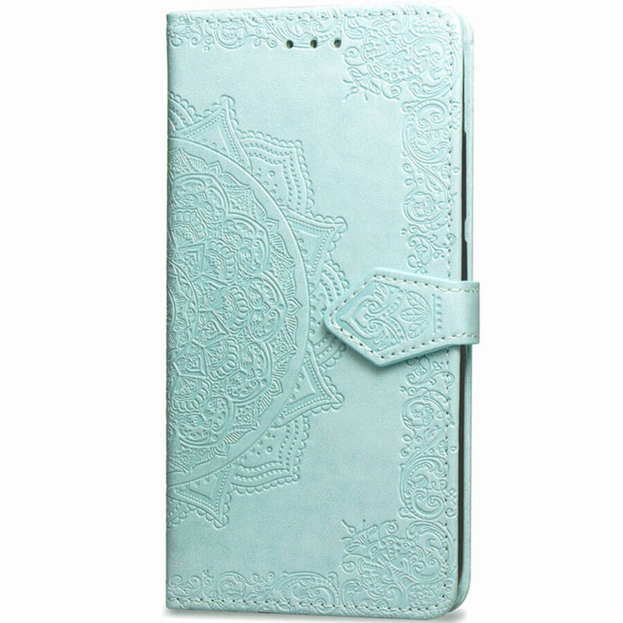 Шкіряний чохол (книжка) Art Case з візитницею для Xiaomi Redmi 8 (Бірюзовий)
