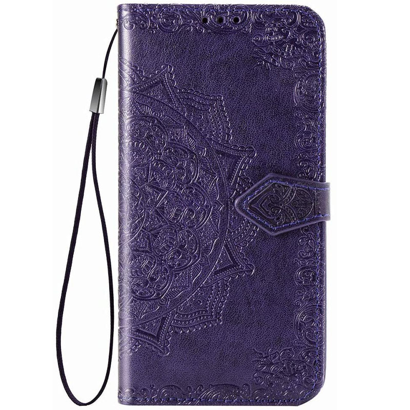 Кожаный чехол (книжка) Art Case с визитницей для Samsung Galaxy A11 / M11 (Фиолетовый)