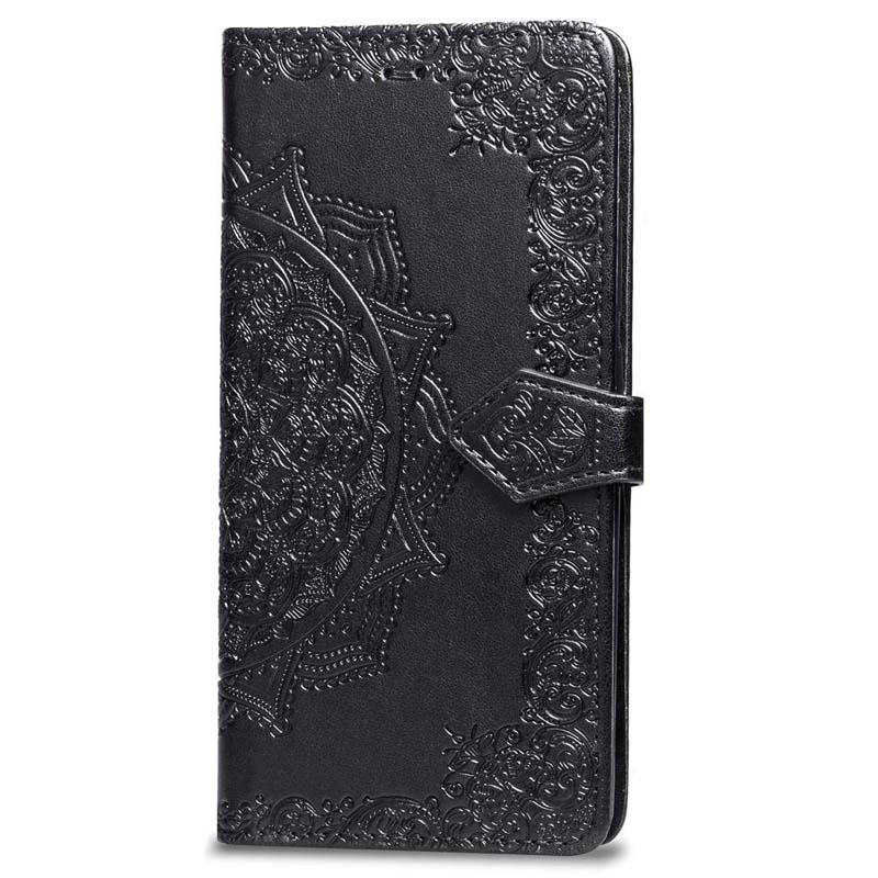 Кожаный чехол (книжка) Art Case с визитницей для Xiaomi Redmi 6 (Черный)
