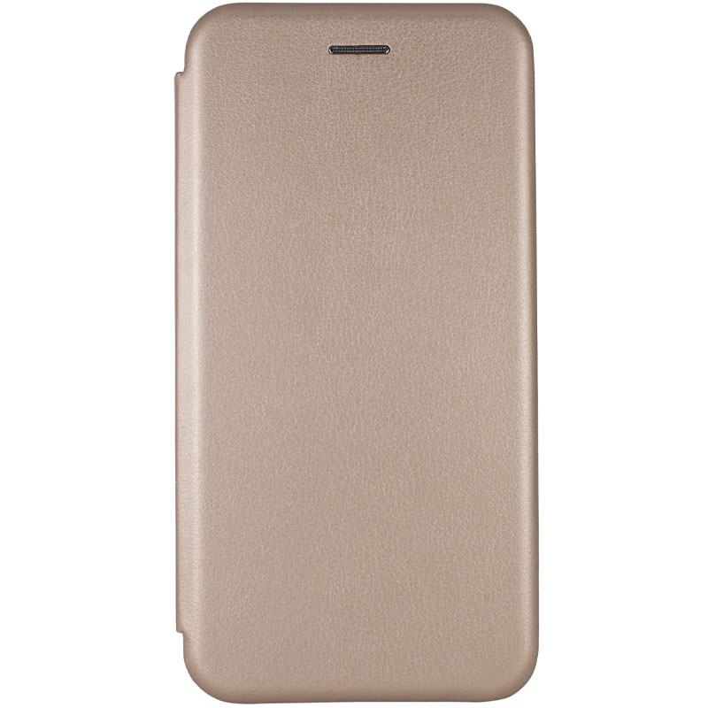 Кожаный чехол-книжка Classy для Xiaomi Redmi Note 9s / Note 9 Pro / Note 9 Pro Max (Золотой)