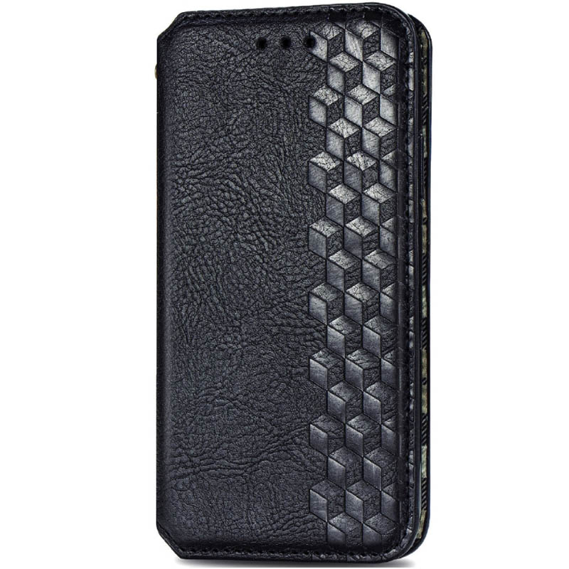 Кожаный чехол книжка GETMAN Cubic (PU) для Samsung Galaxy A31 (Черный)
