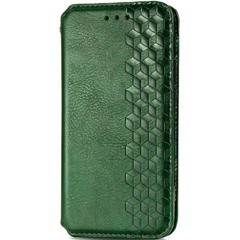 Кожаный чехол книжка GETMAN Cubic (PU) для Samsung Galaxy A31 (Зеленый)