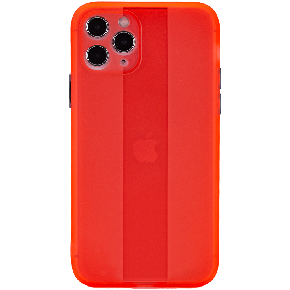 Чехол TPU Glossy Line Full Camera для Apple iPhone 11 Pro (5.8") (Красный)