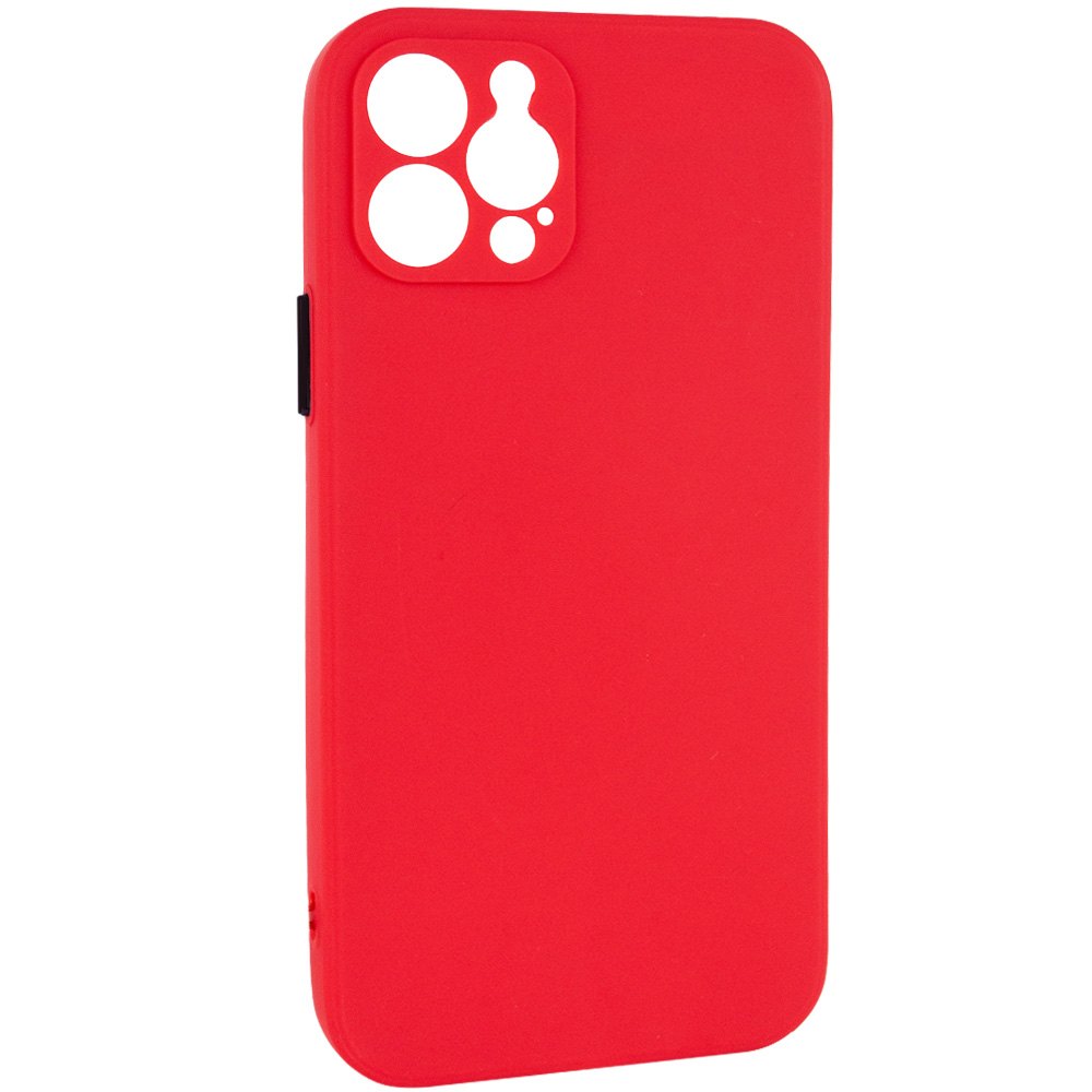 Чехол TPU Square Full Camera для Apple iPhone 12 Pro (6.1") (Красный)