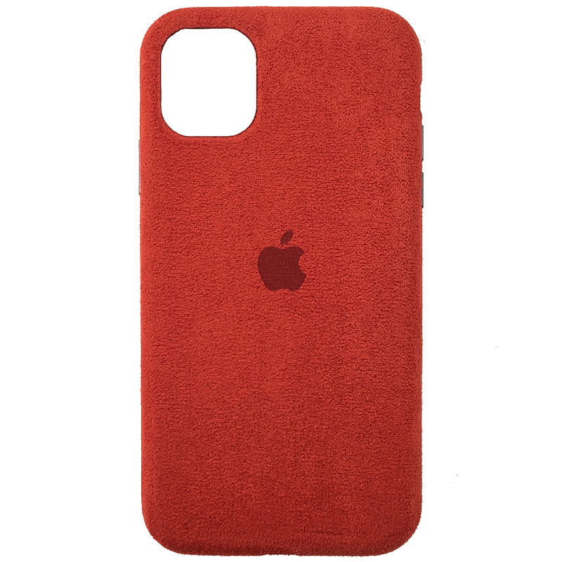 Чохол ALCANTARA Case Full для Apple iPhone 12 Pro Max (Червоний)