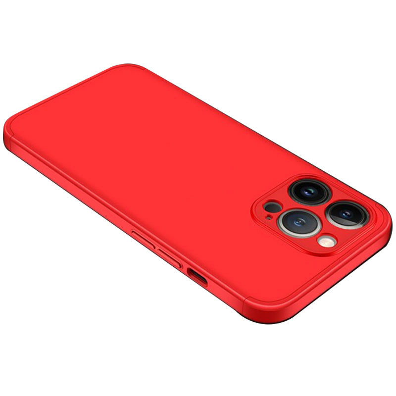 Пластиковая накладка GKK LikGus 360 градусов (opp) для Apple iPhone 13 Pro (6.1") (Красный)