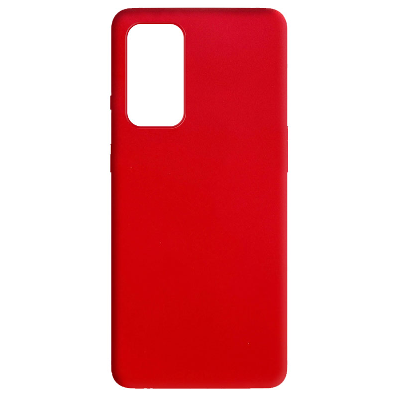 Силиконовый чехол Candy для OnePlus 9 (Красный)