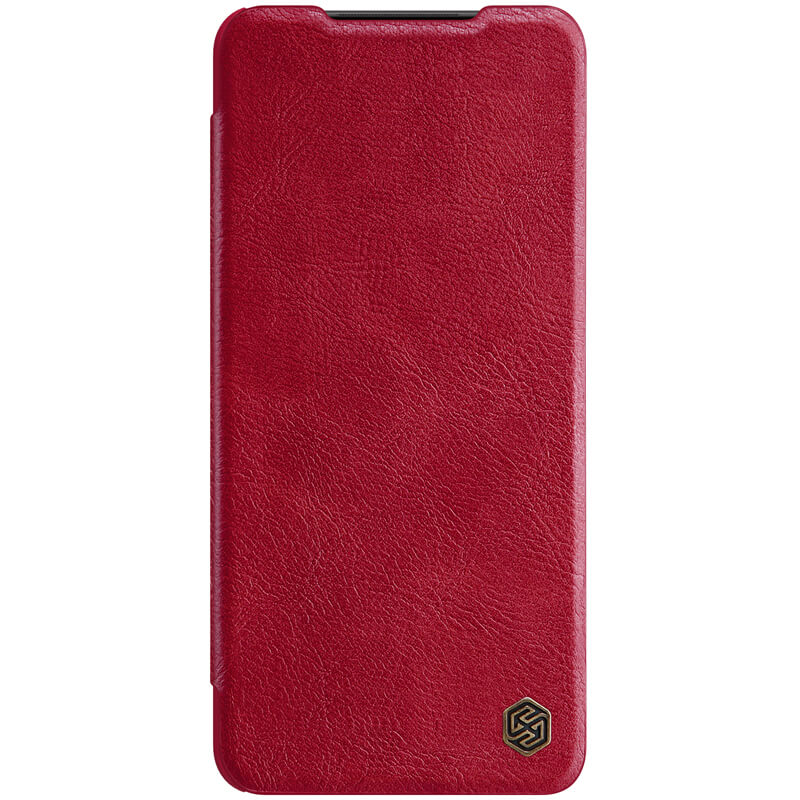 Кожаный чехол (книжка) Nillkin Qin Series для Samsung Galaxy A22 4G / M32 (Красный)