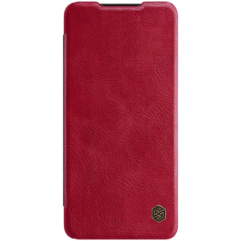 Кожаный чехол (книжка) Nillkin Qin Series для Samsung Galaxy A72 4G / A72 5G (Красный)