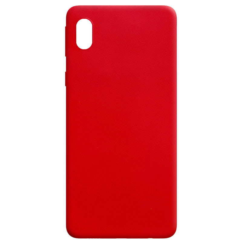 Силиконовый чехол Candy для Samsung Galaxy M01 Core / A01 Core (Красный)