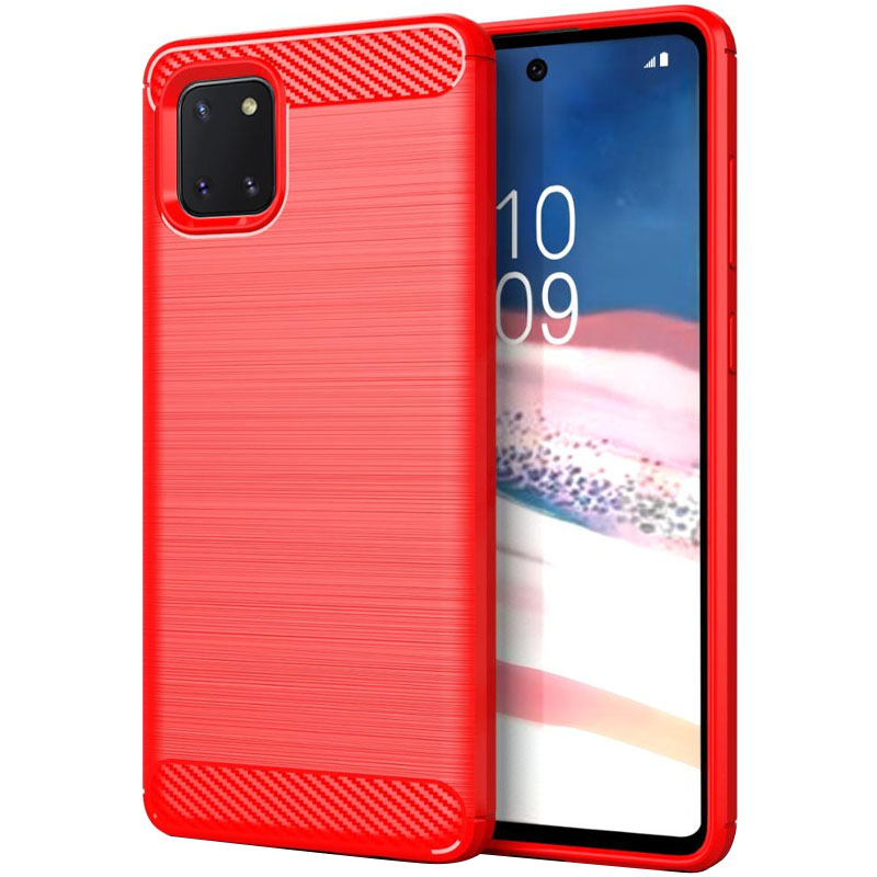 TPU чехол Slim Series для Samsung Galaxy Note 10 Lite (A81) (Красный)