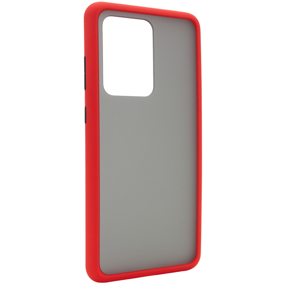TPU+PC чехол LikGus Maxshield для Samsung Galaxy S20 Ultra (Красный)