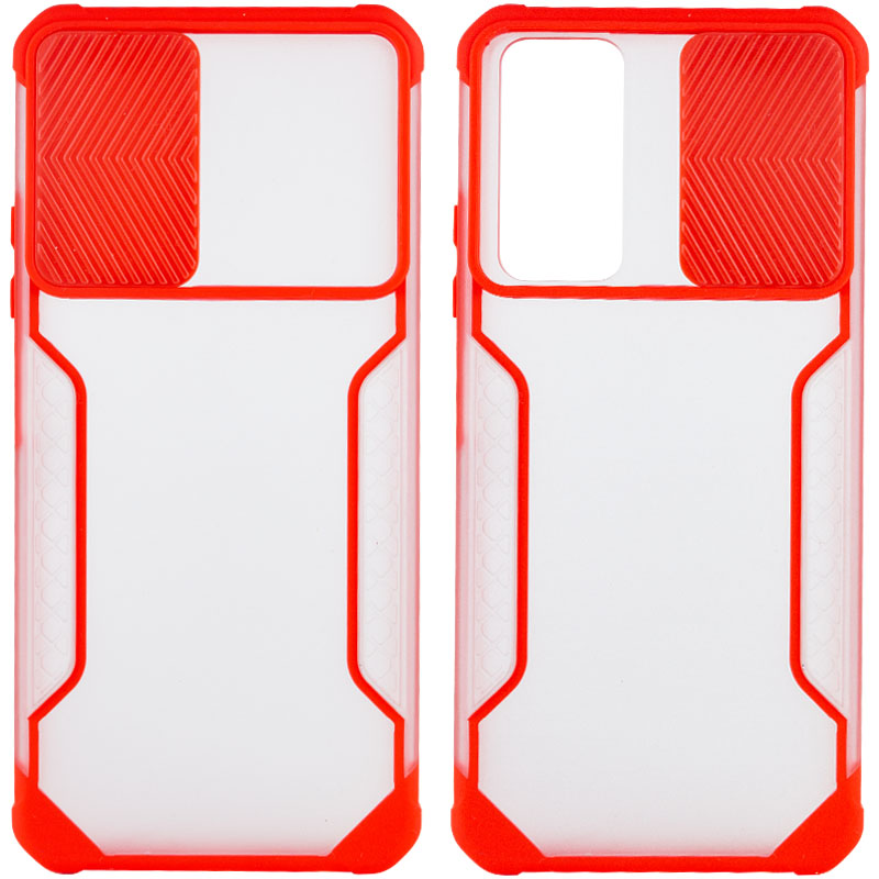 Чехол Camshield matte Ease TPU со шторкой для TECNO Camon 17 Pro (Красный)