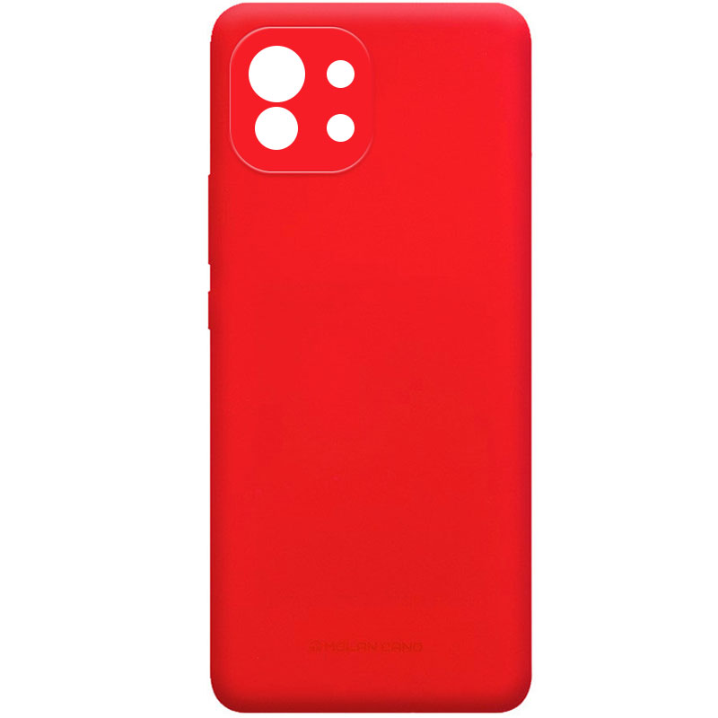 TPU чехол Molan Cano Smooth для Xiaomi Mi 11 (Красный)