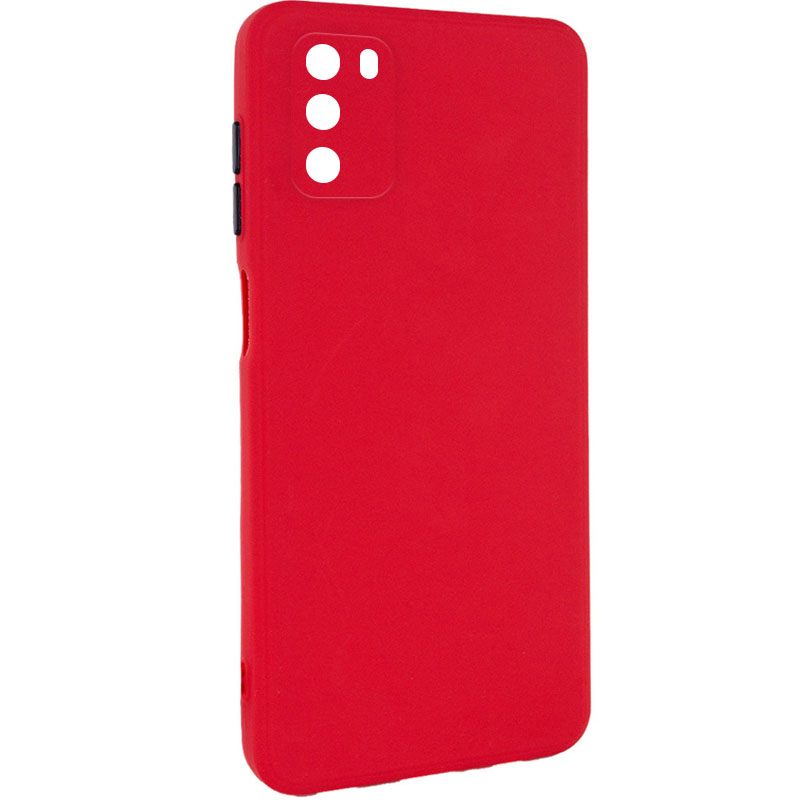 Чехол TPU Square Full Camera для Xiaomi Poco M3 (Красный)